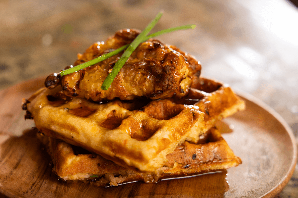 Jalapeno Pimiento Cheese Waffles