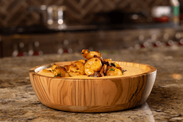 Shrimp and Pimiento Cheese Grits