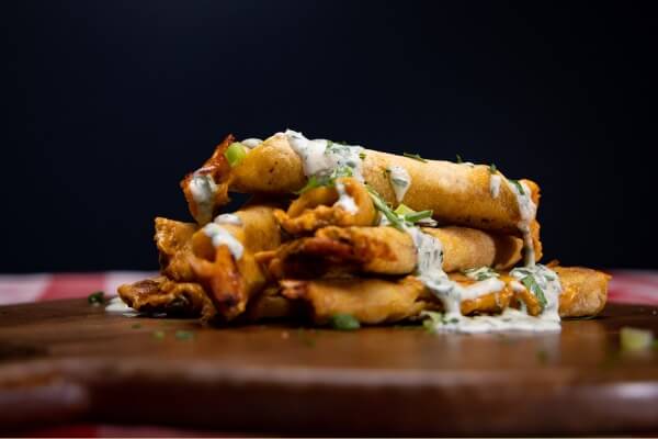 Spicy Chicken Taco Taquitos