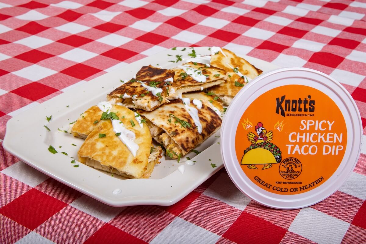 table top image with knotts foods